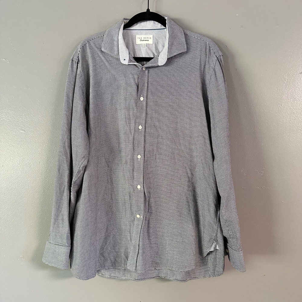 TED BAKER ENDURANCE BUTTON DOWN DRESS SHIRT 16.5 34/35